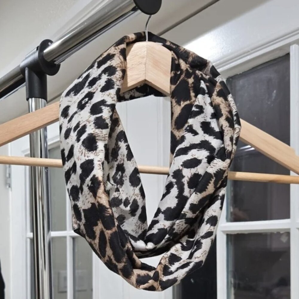 Dressbarn Animal Print Infinity Scarf